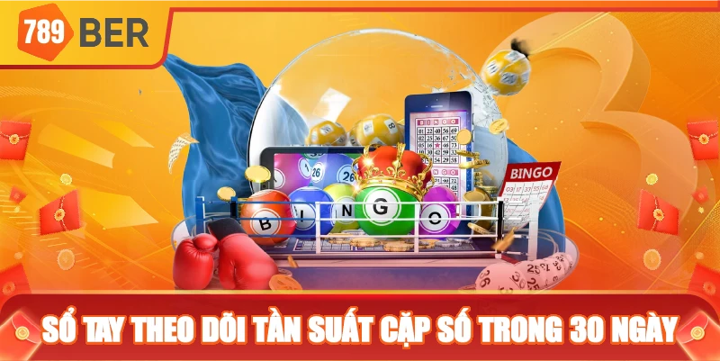 Sổ tay theo dõi tần suất cặp số trong 30 ngày